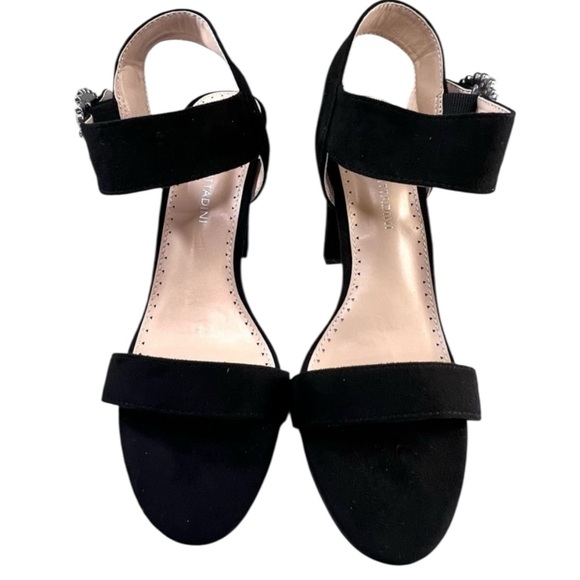 ADRIENNE VITTADINI Geno Embellished Sandals, Color Black, Size 7.5, NWOT - Picture 9 of 12